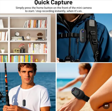 128GB FHD 1080P Mini Body POV Camera