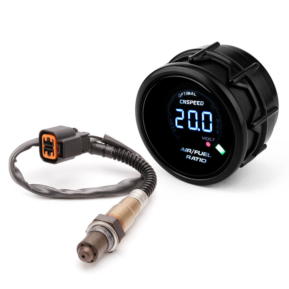 2-In-1 Digital Air-Fuel Ratio Gauge with Sensor