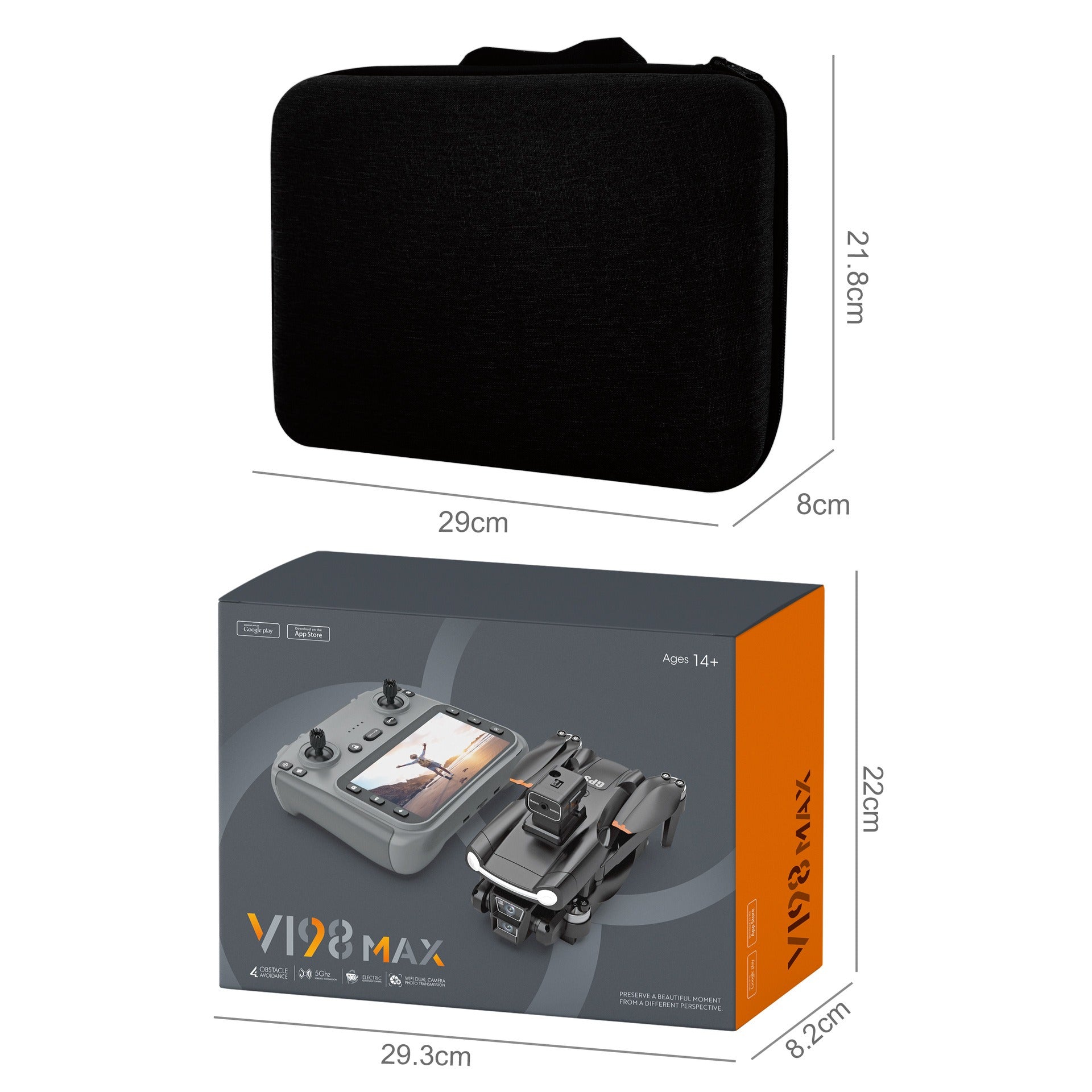 V198MAX GPS Brushless Return-Home Drone