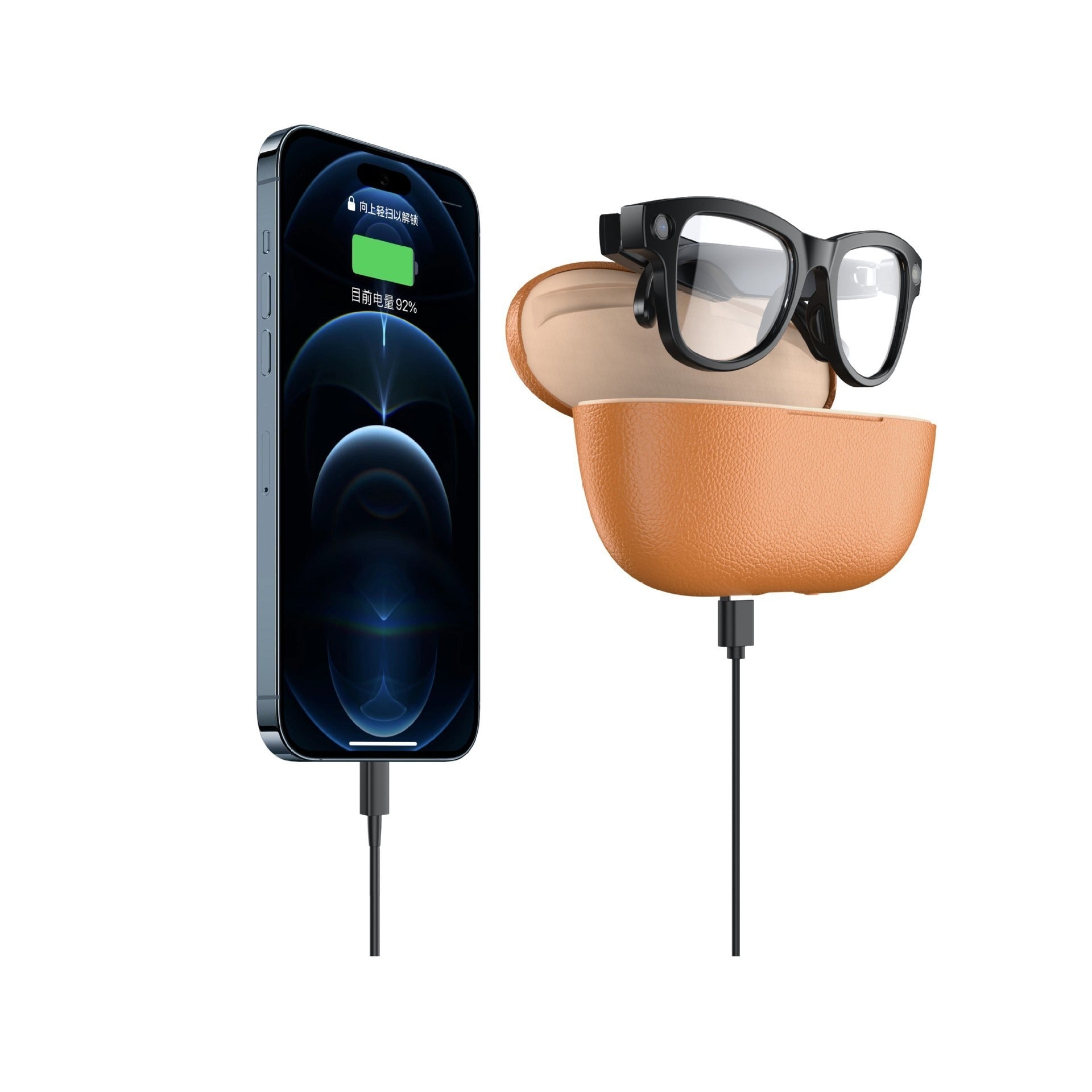 AI Glasses with Image Recognition & Wi-Fi