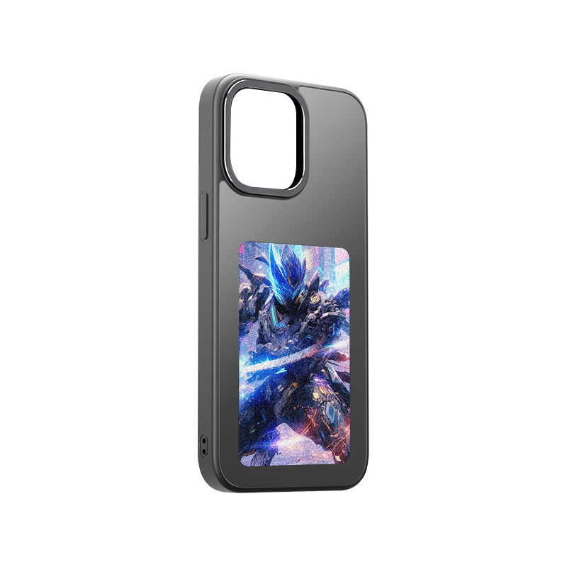 DIY 4-Color E-Ink iPhone 15 Pro Case with NFC Display