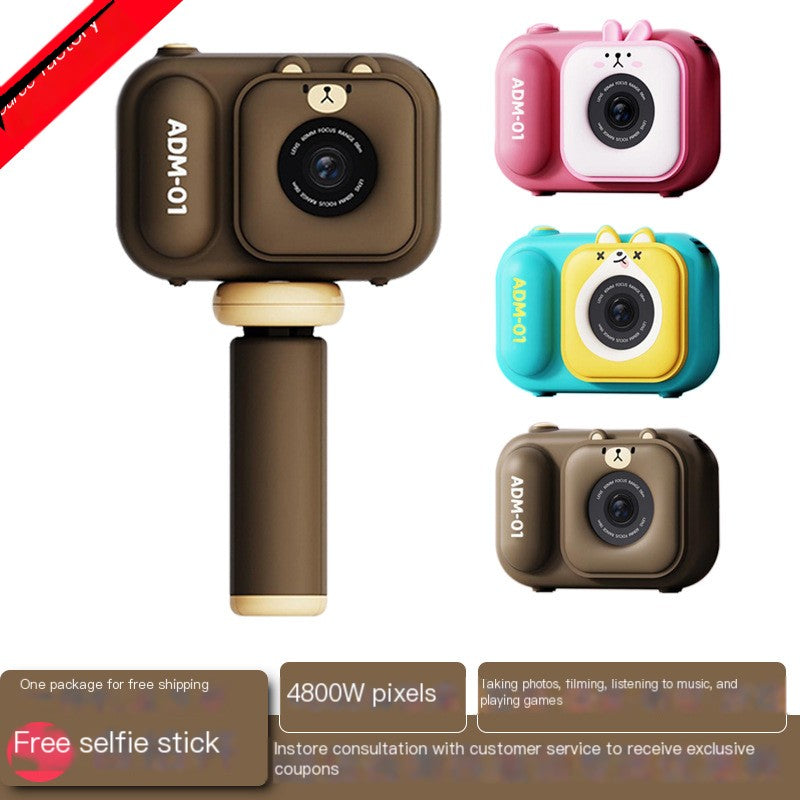 Mini HD Kids Camera - Handheld DSLR for Students