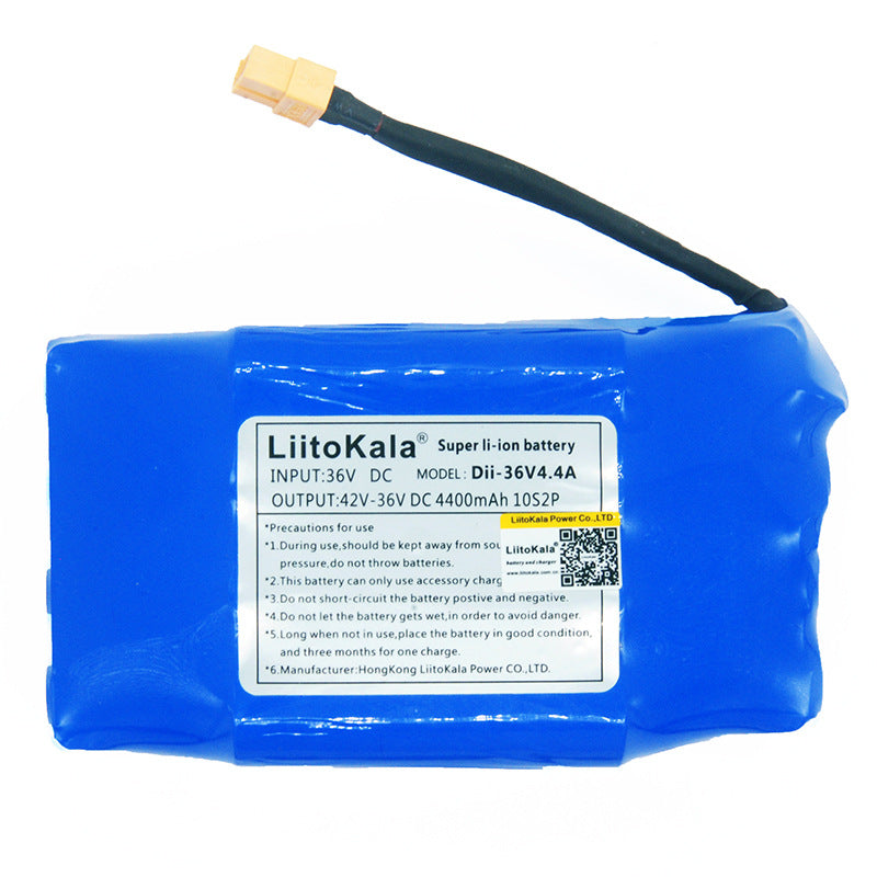 LiitoKala 36V 4.4AH Lithium Battery Pack for Scooters