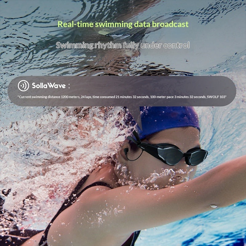 AI Swimming Goggles with Built-In Audio