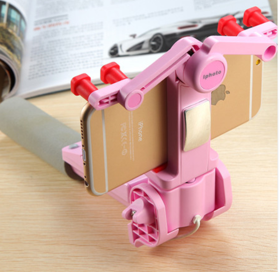Bluetooth Selfie Stick with 360° Rotating Tripod