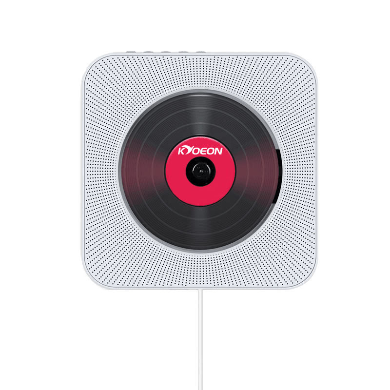 Wall-Mounted HD Player with Bluetooth for Vinyl and DVD