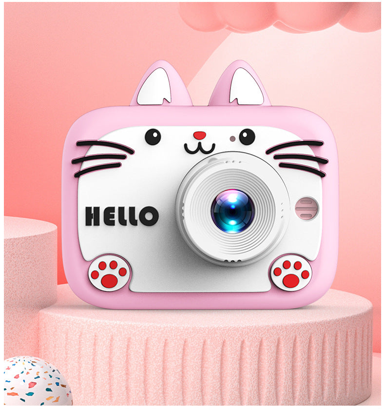 Kids Digital Camera Toy - Cartoon Cat HD Photography