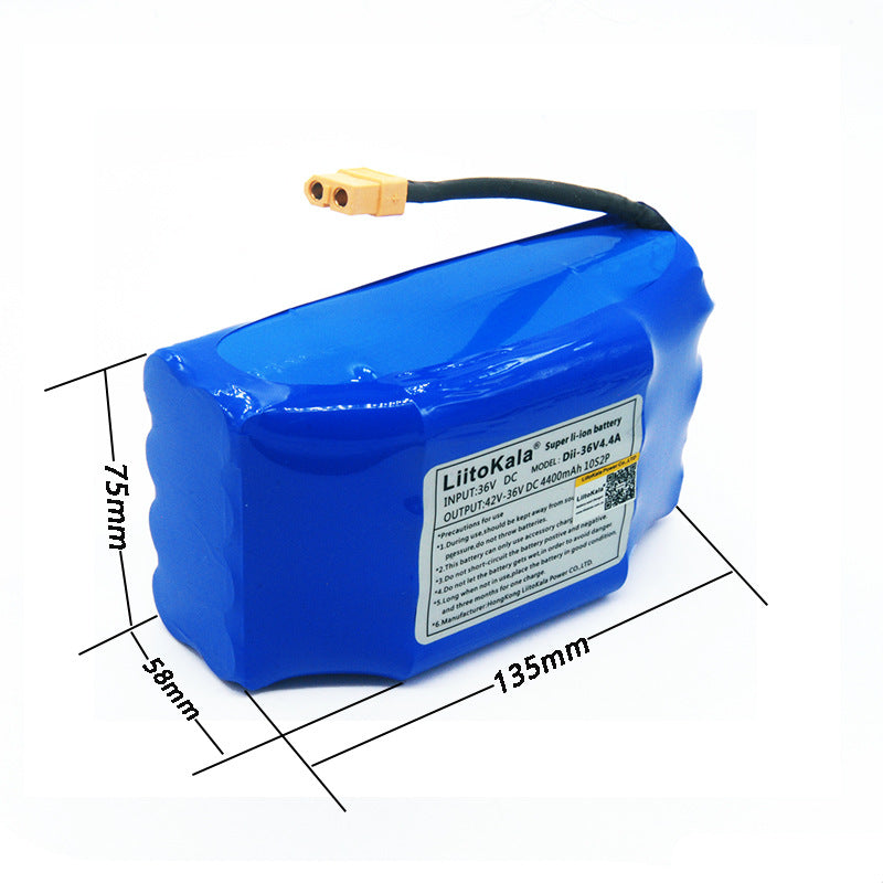 LiitoKala 36V 4.4AH Lithium Battery Pack for Scooters