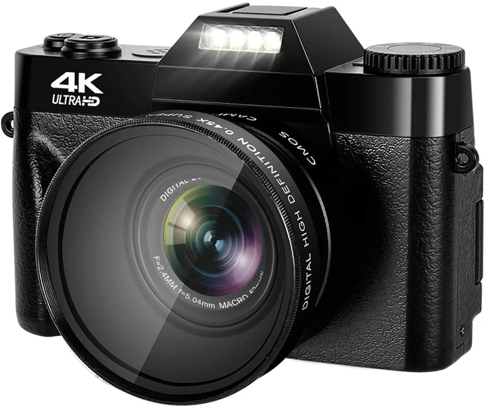 Digital Photo Camera with 16X Zoom and Flip Screen