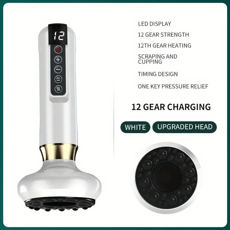 Rechargeable 12-Level Cupping Massager