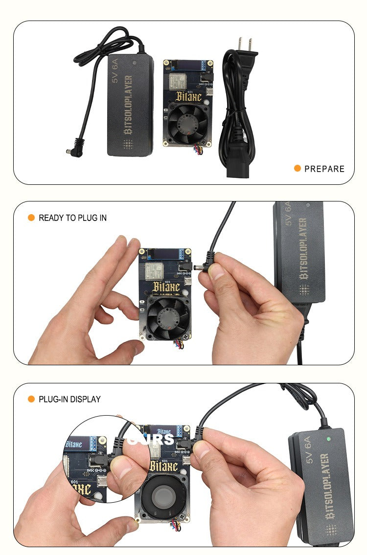 Bitaxe Gamma BTC Solo Mining Rig CE Certified