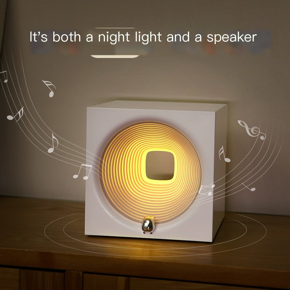 Modern Creative Bedside Lamp with Bluetooth Speaker