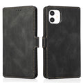 Retro Leather Flip Phone Case for Apple Devices
