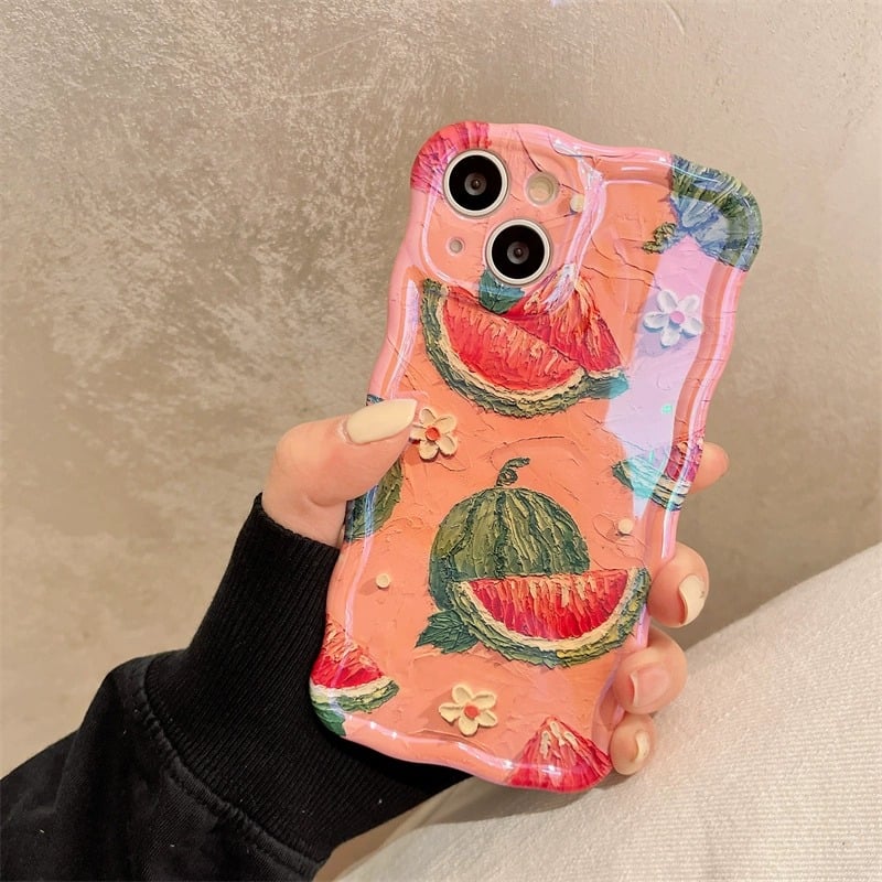 Artistic Oil Painting Watermelon Phone Case