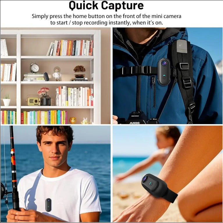 128GB Mini Body Camera 4K/1080P