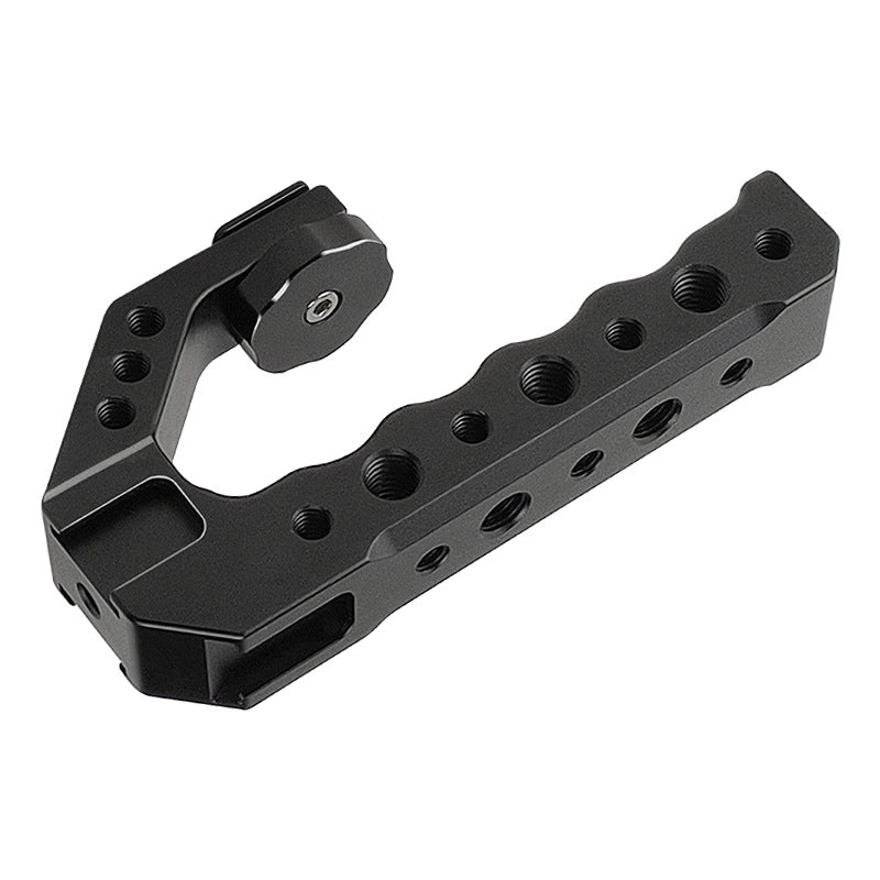 Multifunctional Camera Grip with Cold Shoe and Metal Rail