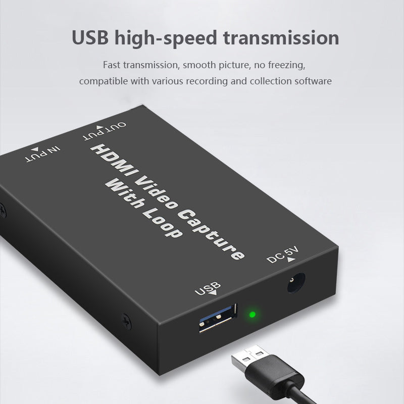 4K HDMI Capture Card for Gaming Live Streaming