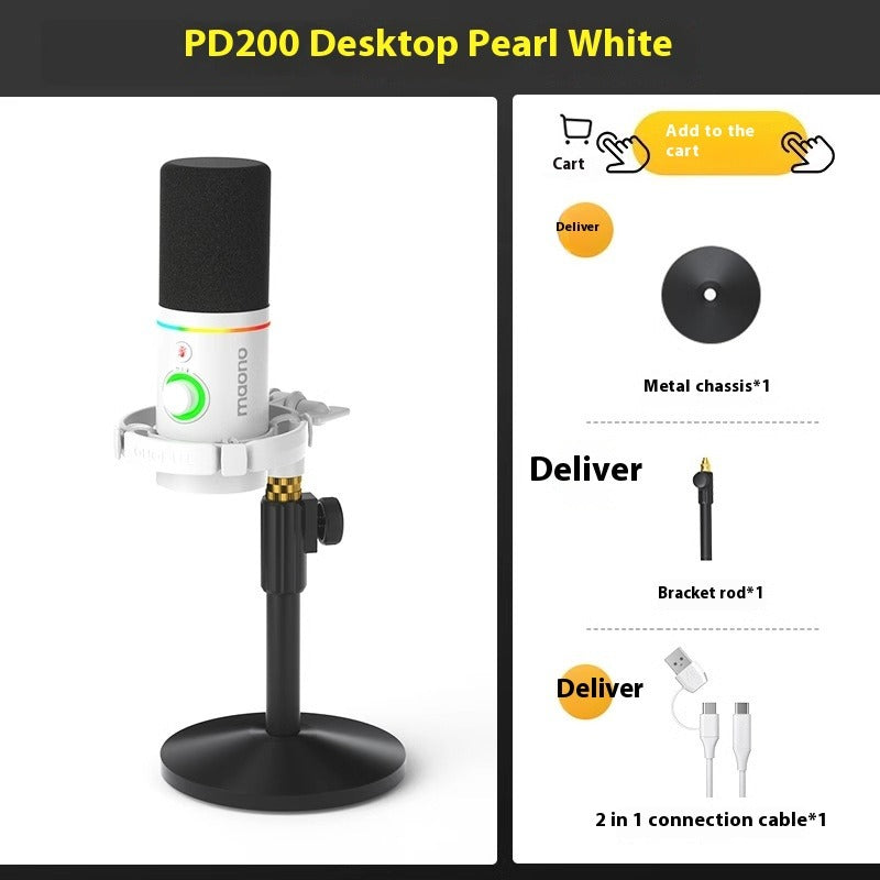 Desktop Dynamic Microphone Set