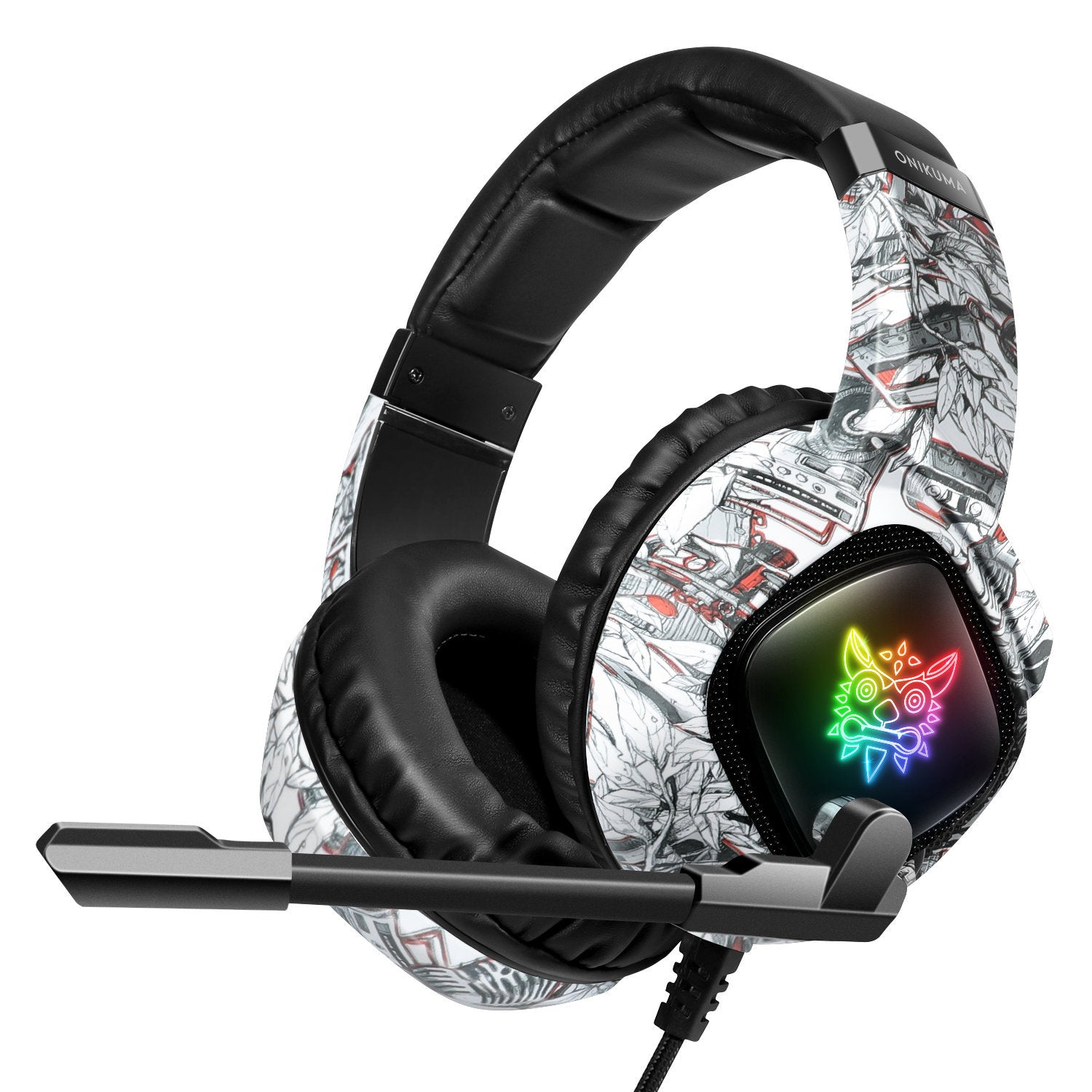 ONIKUMA K19 Camouflage RGB Wired Gaming Headset