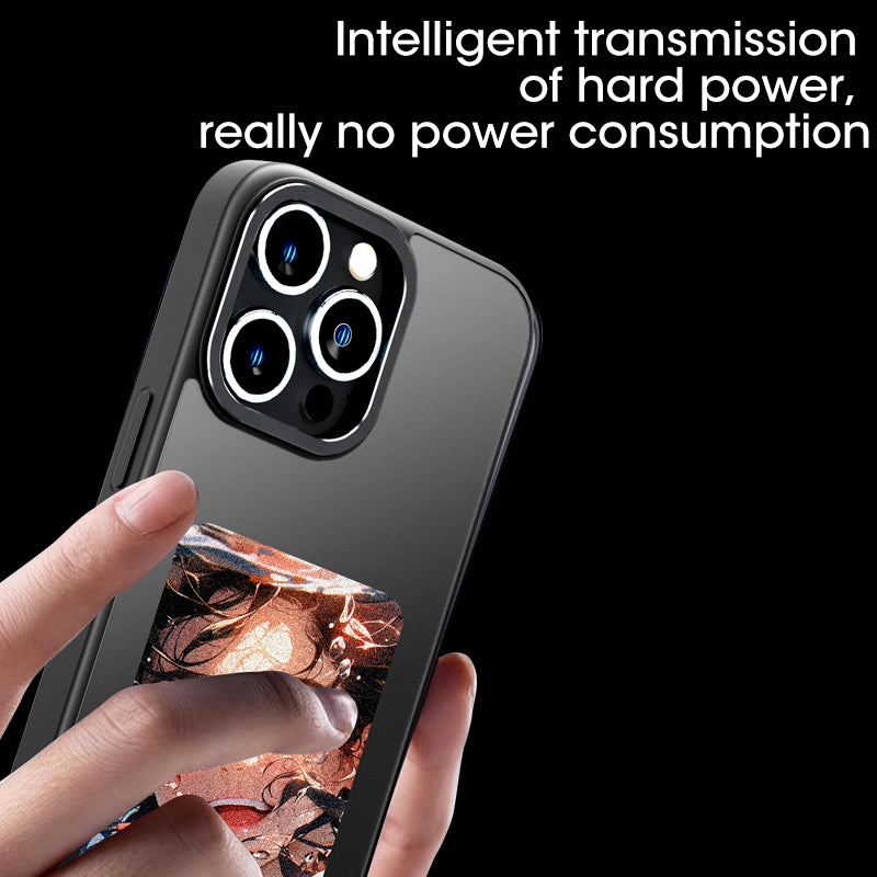 DIY 4-Color E-Ink iPhone 15 Pro Case with NFC Display