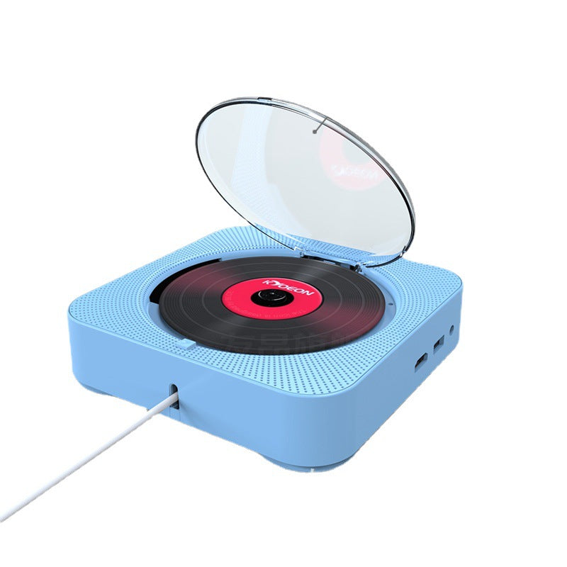 Wall-Mounted HD Player with Bluetooth for Vinyl and DVD