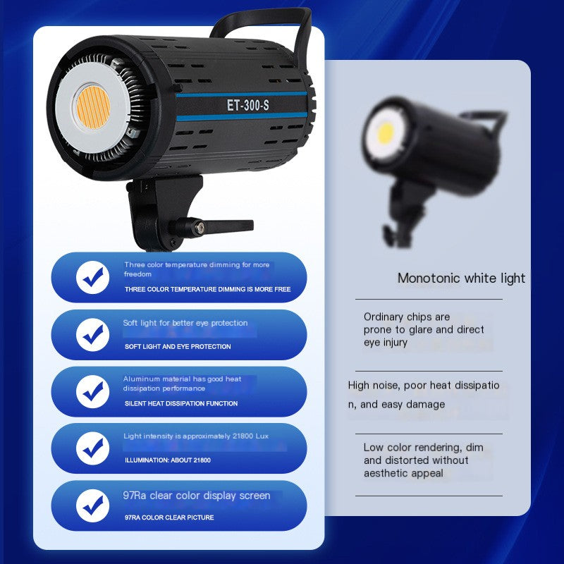 300W Dual-Color Continuous Light for Photography