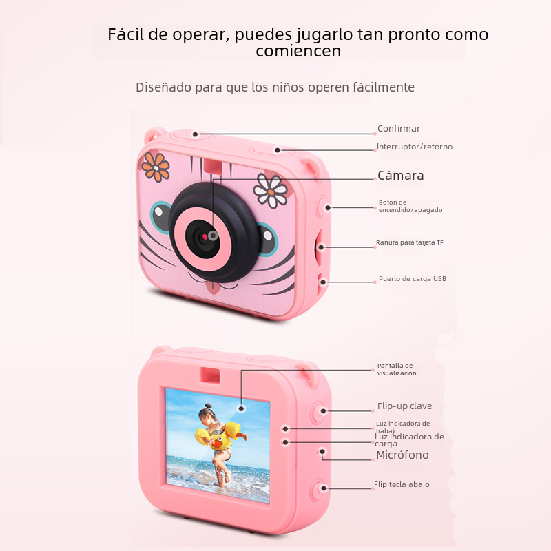 Waterproof Digital Camera for Kids - HD Mini Outdoor Use