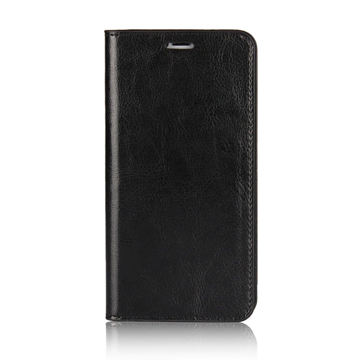 Crazy Horse Leather Phone Case Wallet with Stand