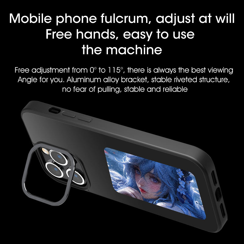 DIY 4-Color E-Ink iPhone 15 Pro Case with NFC Display
