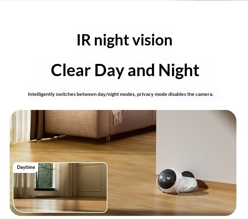 AI Pet Robot with Mobile Camera & Remote Monitoring