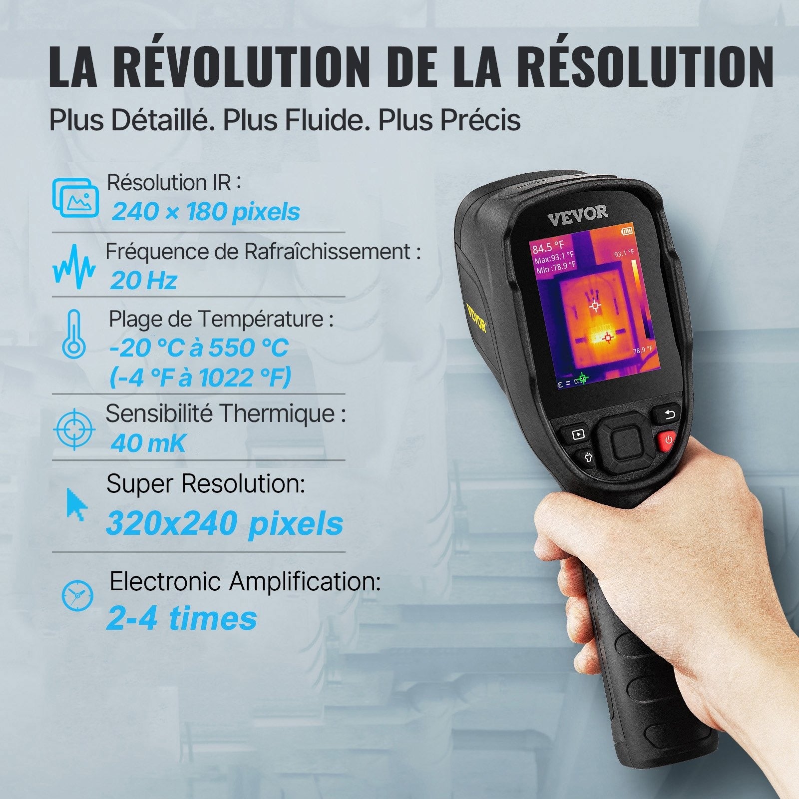 Thermal Imaging Camera 320x240 Super Resolution IR