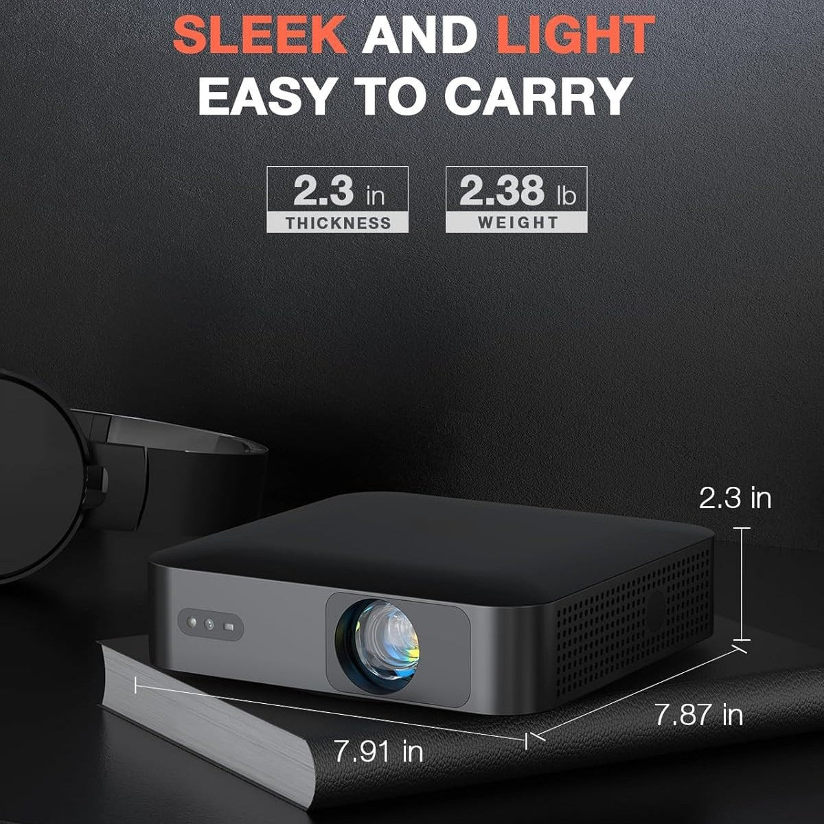 Smart HD Projector with PTZ Autofocus