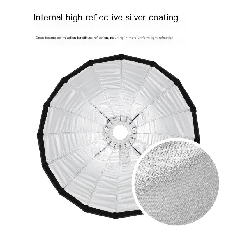 Quick-Install Deep Throw Softbox 60/90/120CM with Grid