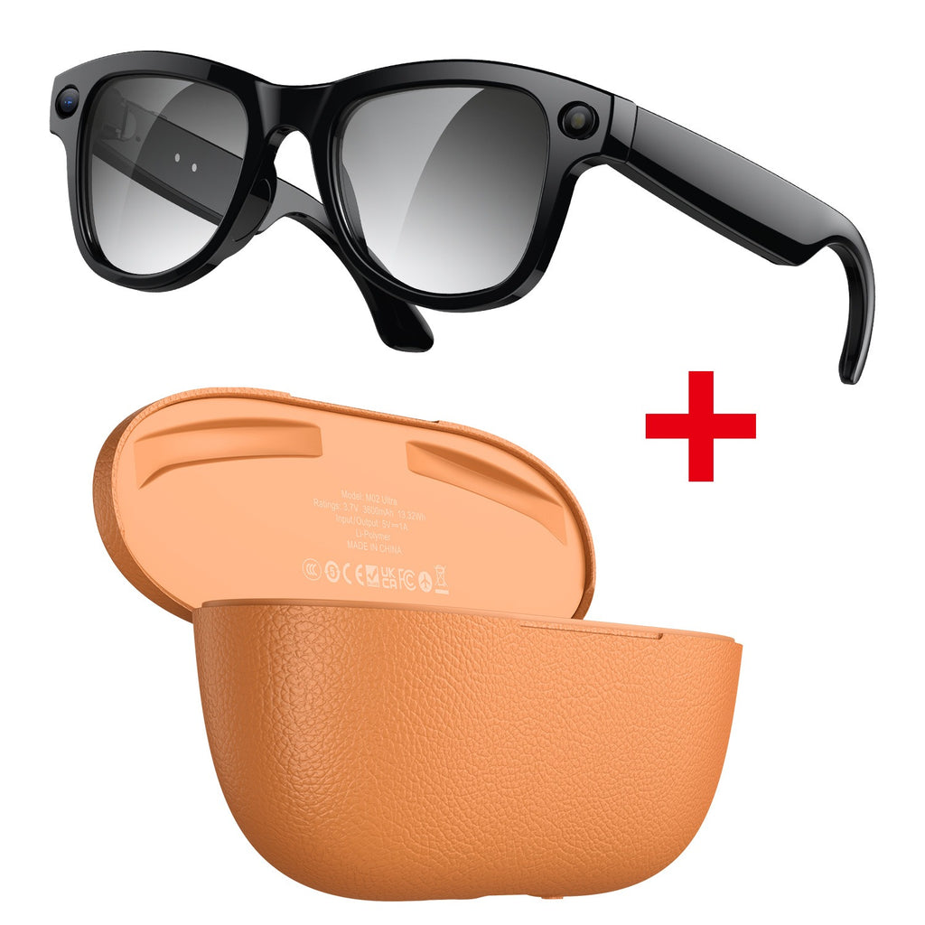 AI Smart Glasses with 8MP Camera & Wi-Fi