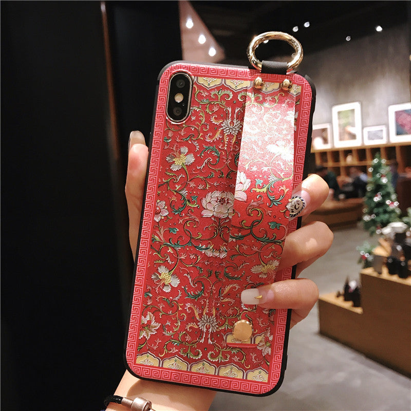 Colorful Embossed Phone Case for iPhone XS Max & OPPO R15