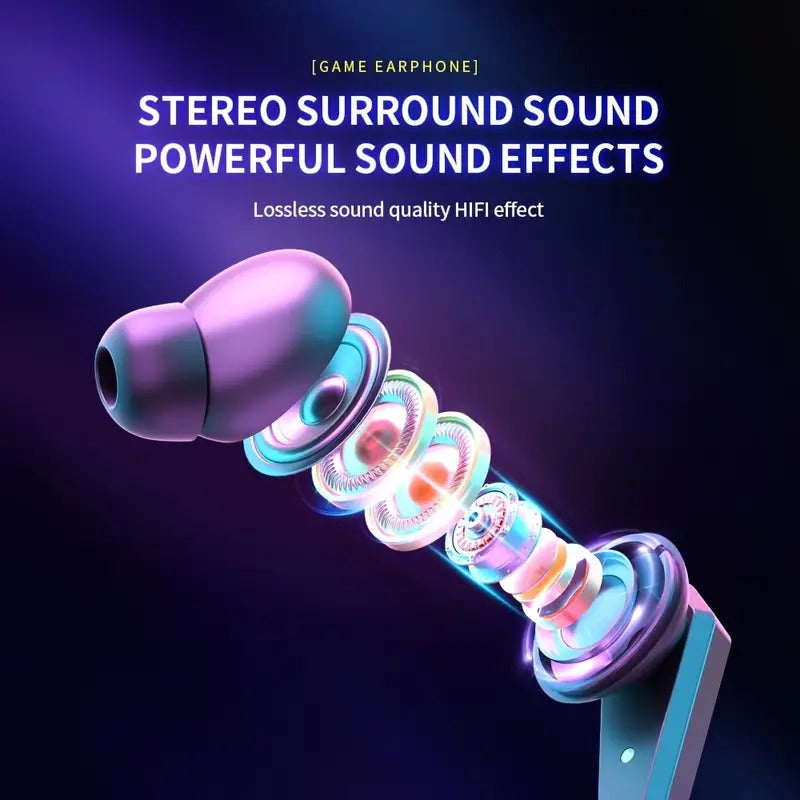 Wireless E-sports Headset with Long Battery Life