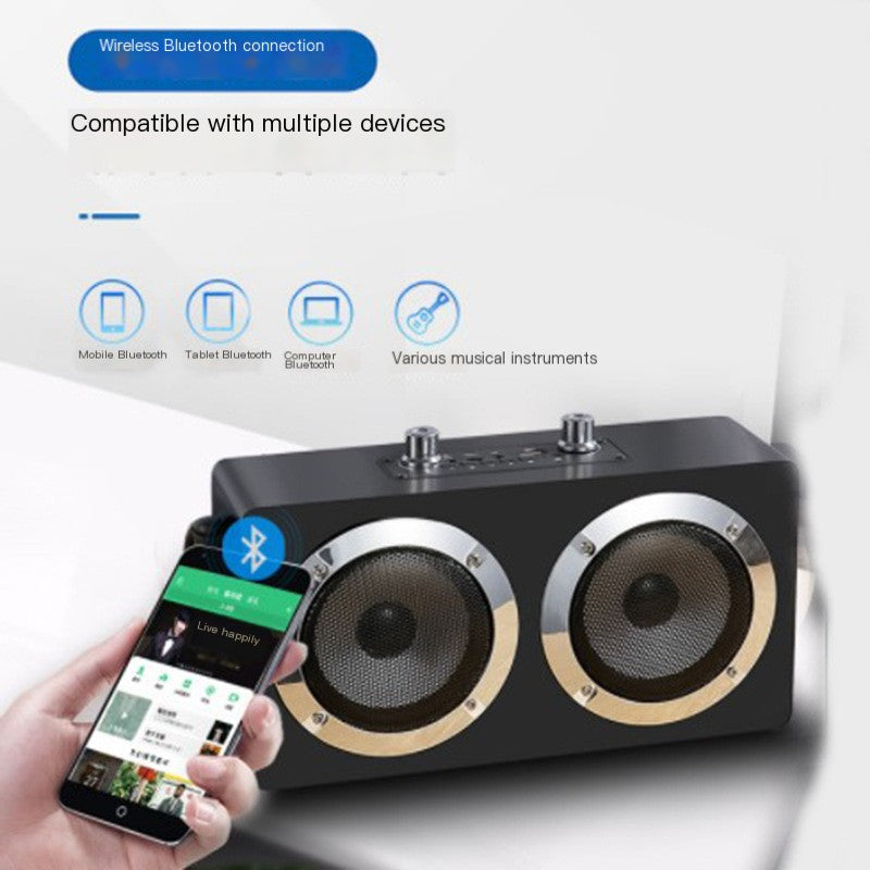 M20 Wooden Bluetooth Speaker with High Power Bass