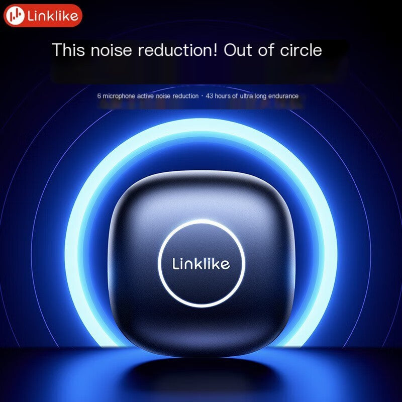Linklike Halo 6 Microphone Active Noise Cancelling TWS Earbuds
