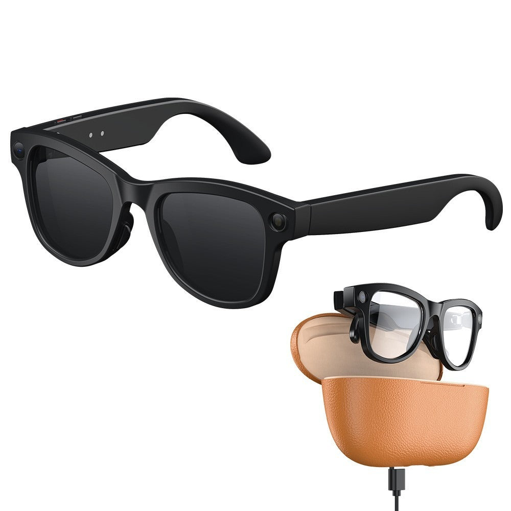 AI Smart Glasses with 8MP Camera & Wi-Fi