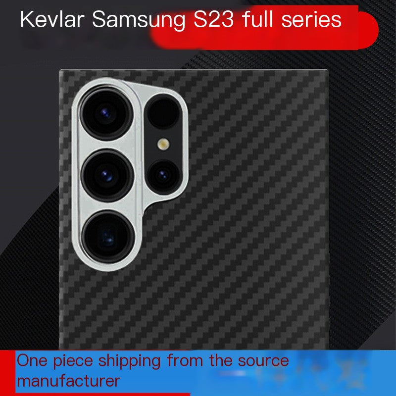 Kevlar Carbon Fiber Case for Samsung S23 Ultra