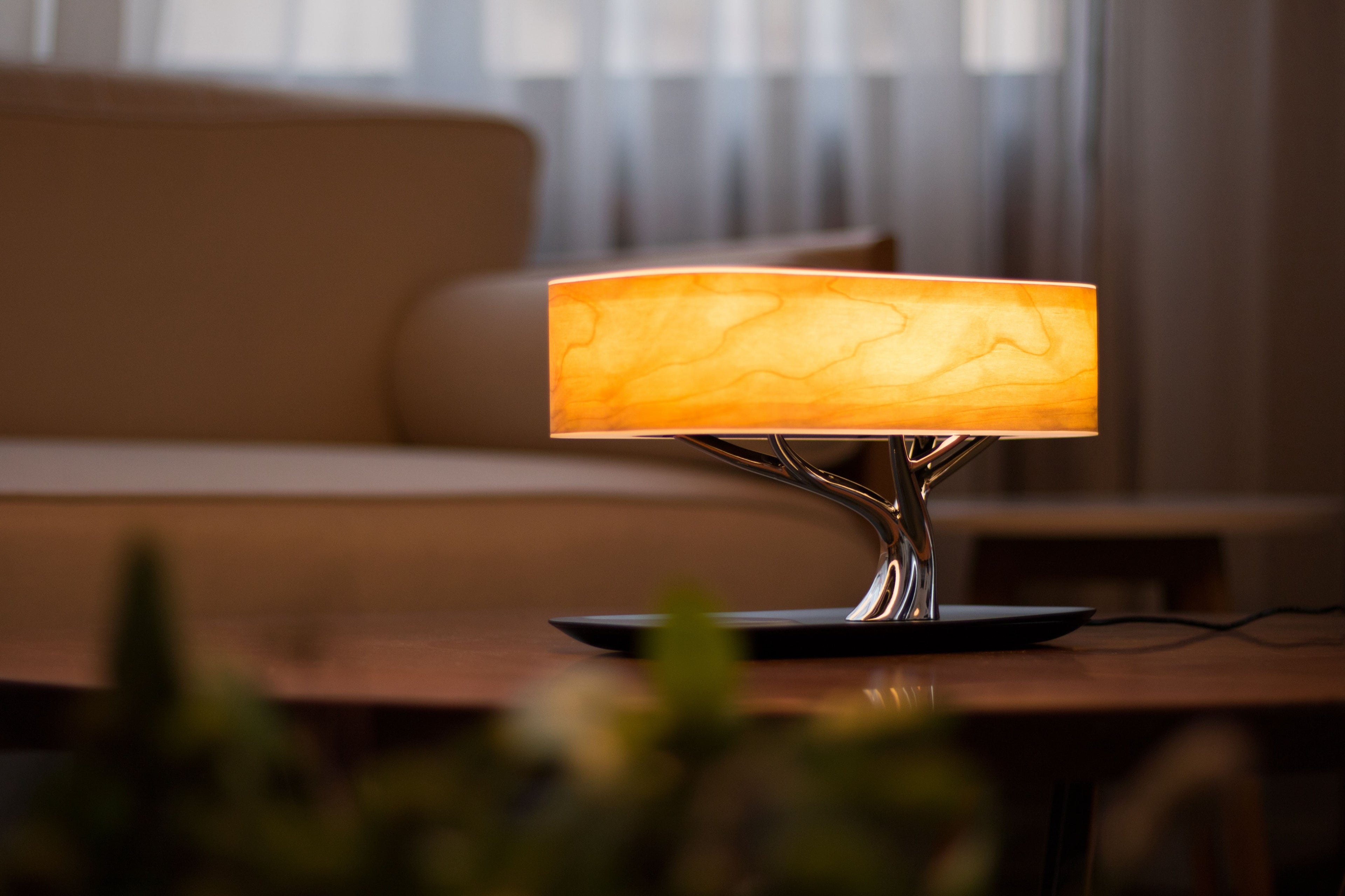 Tree Lamp Wireless Charger with Bluetooth Speaker