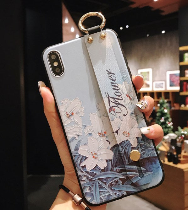 Colorful Embossed Phone Case for iPhone XS Max & OPPO R15