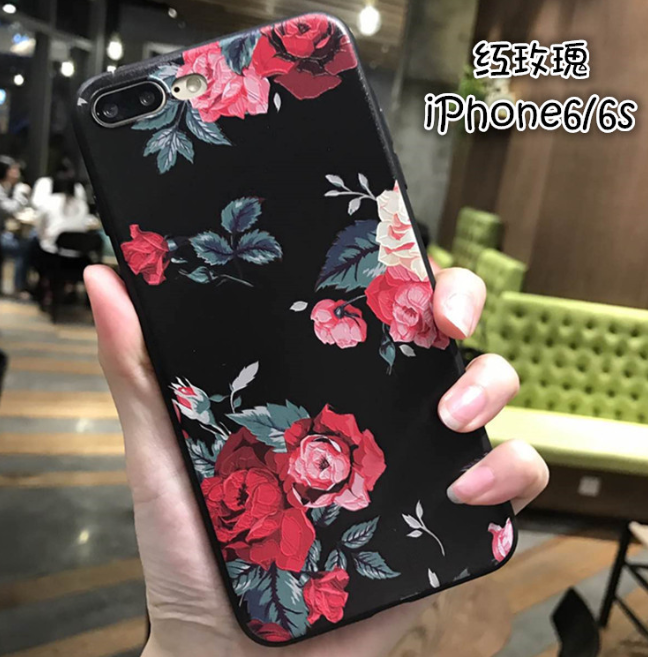 Glow-in-the-Dark Floral Phone Case for S9 Plus/Xs Max