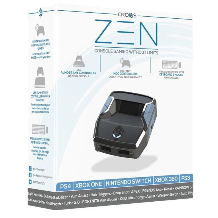 Wired & Wireless Controller Converter Black