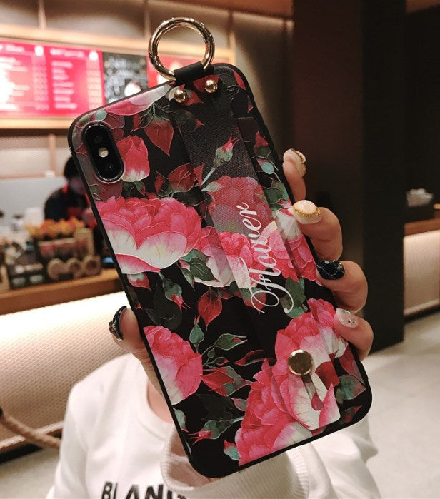 Colorful Embossed Phone Case for iPhone XS Max & OPPO R15