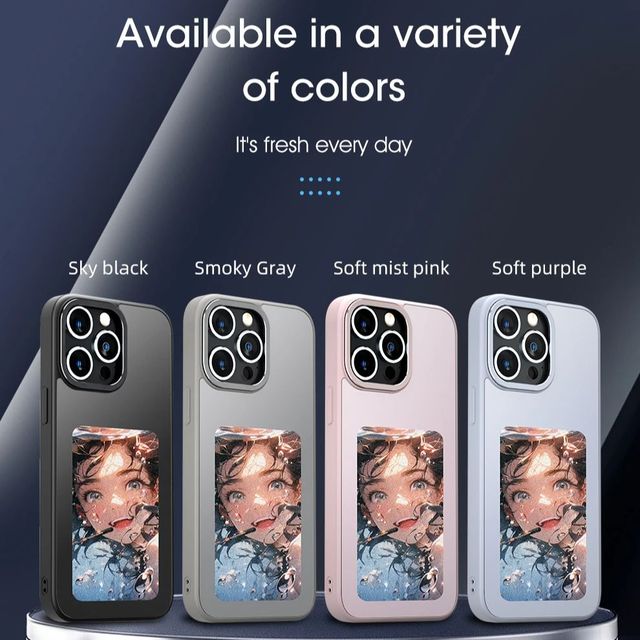 DIY 4-Color E-Ink iPhone 15 Pro Case with NFC Display