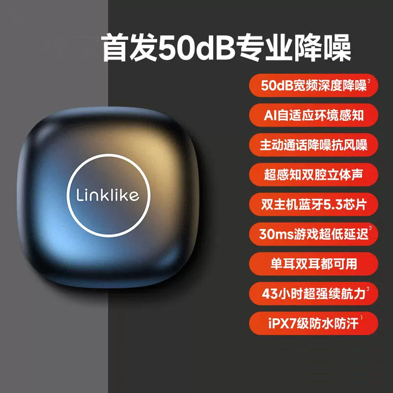 Linklike Halo 6 Microphone Active Noise Cancelling TWS Earbuds