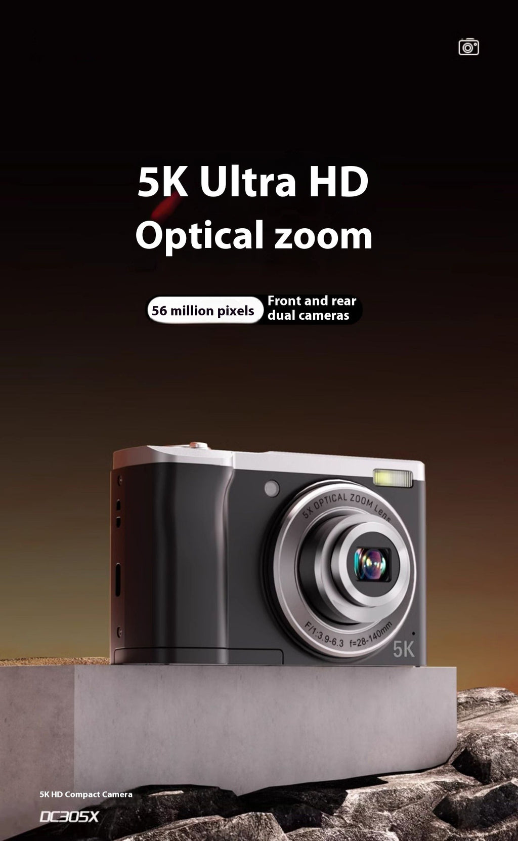 Digital Camera with Optical Zoom