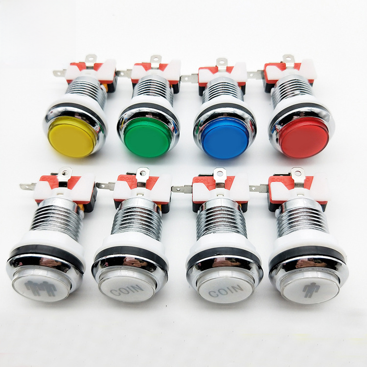 DIY Arcade Joystick Kit with USB Circuit Board and LED