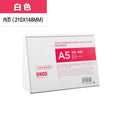 Triangular Table Sign with QR Code - White 6213 Model